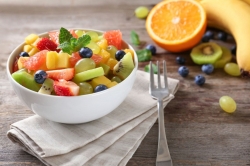 Ovocný šalát so zázvorom 