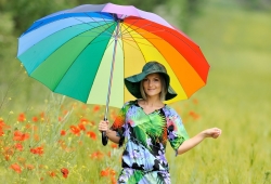 Štýlová móda do dažďa